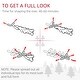 preview thumbnail 7 of 21, HOMCOM 6ft Nordic Pine Artificial Christmas Tree with 795 Snow Flocked Tips, Foldable Metal Stand, Easy Assembly