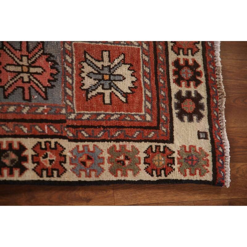 Vegetable Dye Bakhtiari Persian Antique Area Rug Handmade Wool Carpet - 4'6"x 9'3"