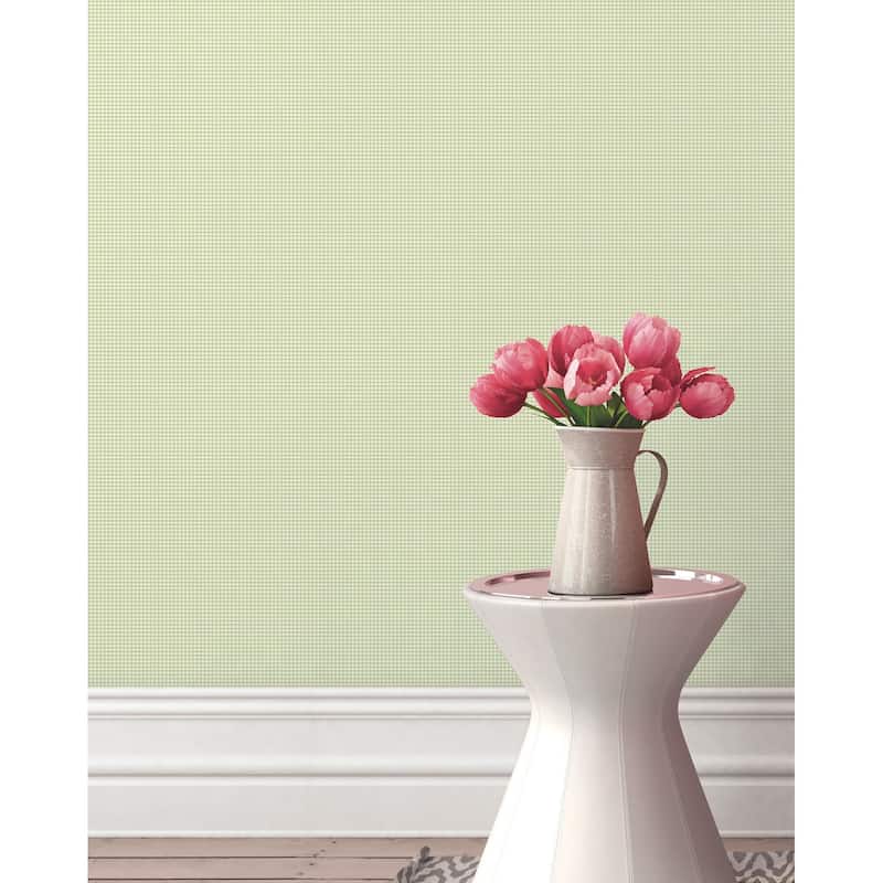 Galerie Wallcoverings Miniatures 2 Gingham Check Design Vinyl on Non-woven Matte Wallpaper Roll