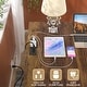 preview thumbnail 38 of 70, Modern Farmhouse L-Shape Desk with File Cabinet and Drawers, Homer Office Executive Desk with Charge Station