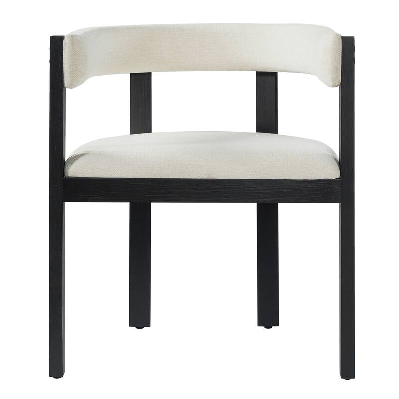 Christopher Knight Home - Dawson Modern Dining Arm Chair Set with Sculpted Comfort and Solid Wood Support
