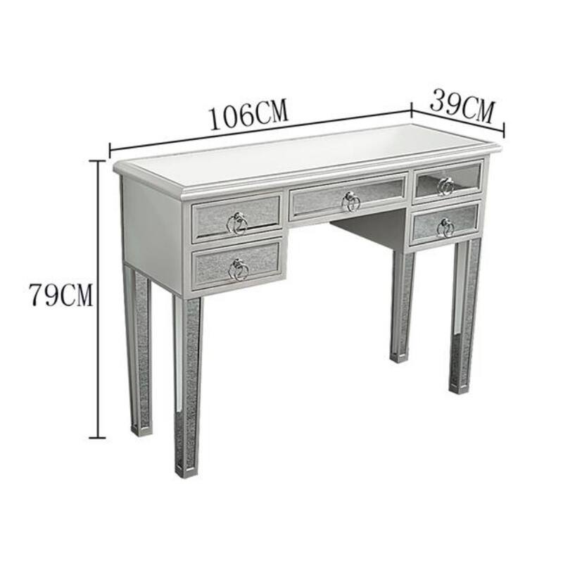 Illusions Collection Mirrored Entryway Console - (41.73 x 15.35 x 31.1)”