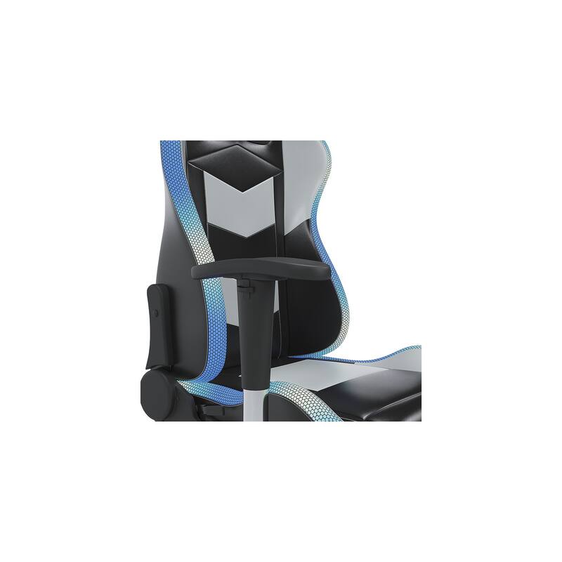 Signature Design by Ashley Lynxtyn Black/Gray Home Office Swivel Desk Chair