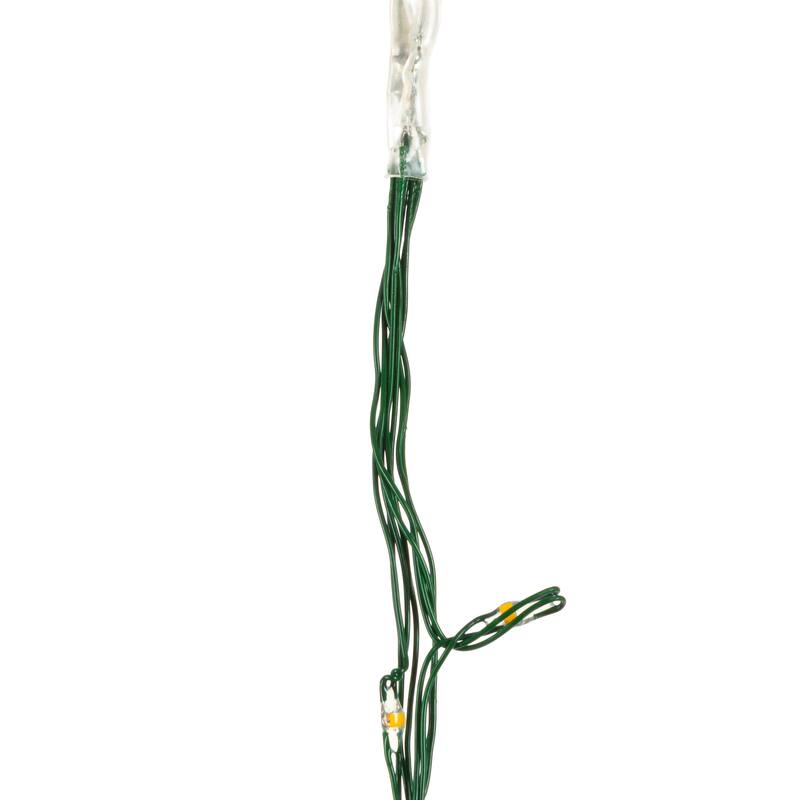 Set of 2 6 ft Electric Firecracker Garland with Warm White Lights
