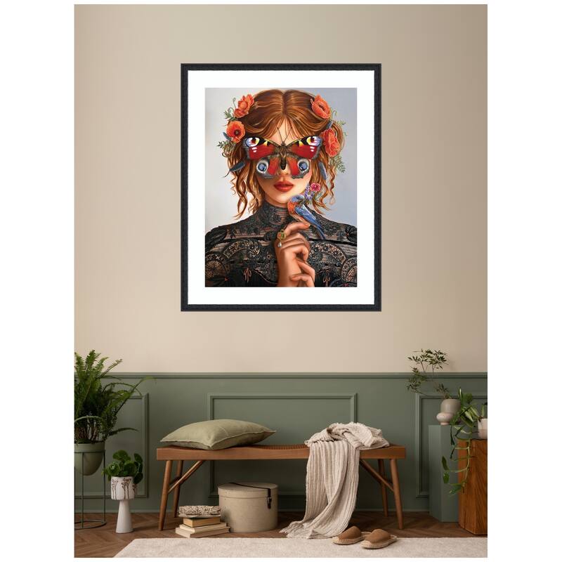 Kate and Laurel Dreamer by Charlotte Brindley Framed Wall Art Print