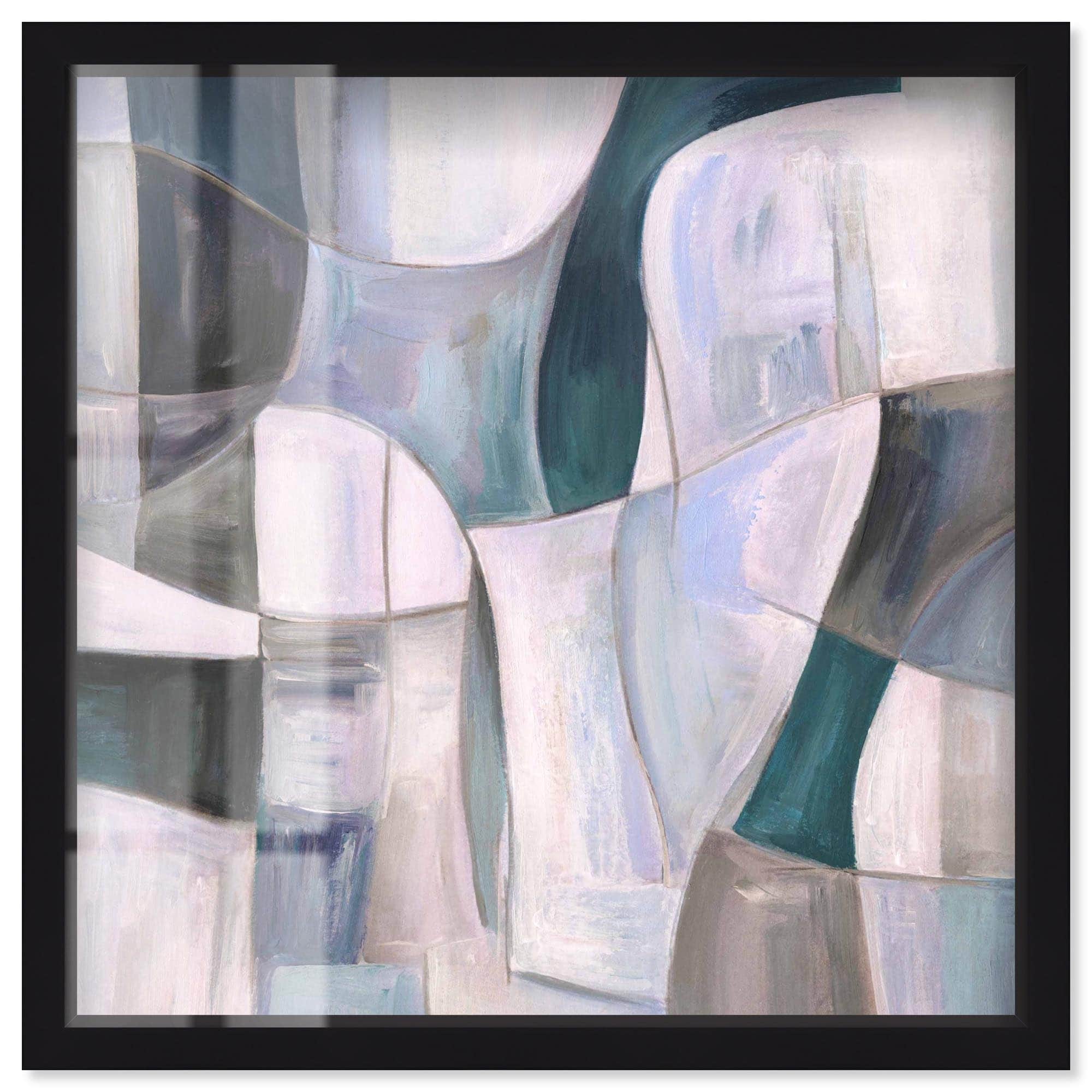 Blue Reverie I Office Wall Decor Shadowbox Print by Art Remedy