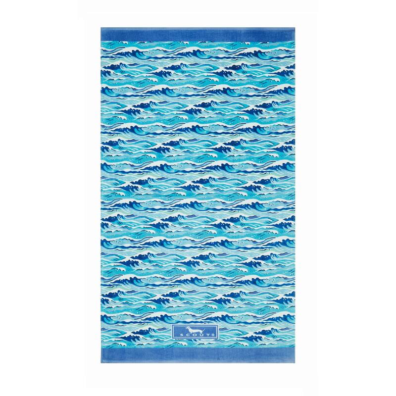 SCOUT Oversized Printed Beach Towel - Making Waves