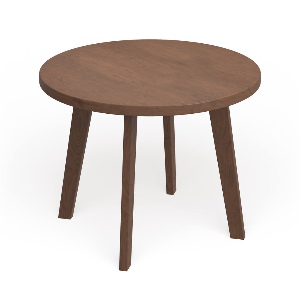 American Trails Mid Century Modern Round Genuine Walnut 24-inch Coffee Table