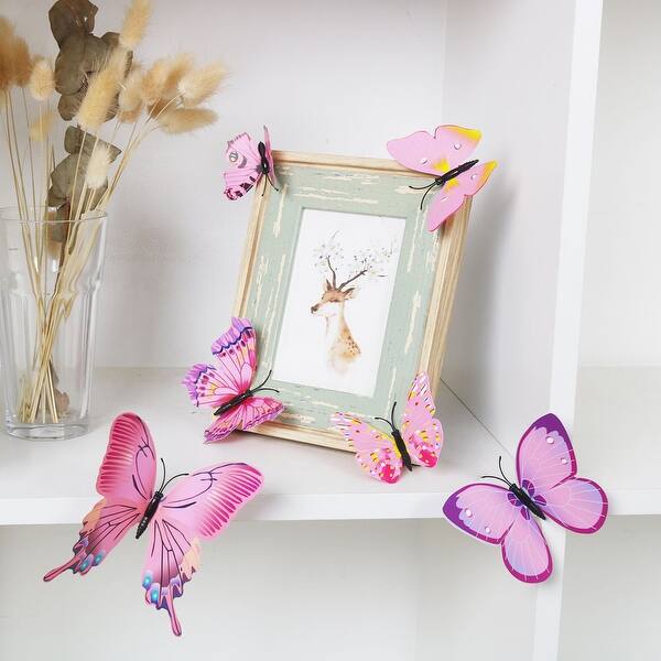 Shop 36pcs 3d Butterfly Wall Stickers Decal Stickers For Room