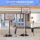 preview thumbnail 5 of 9, Goplus 7.4-10 FT Basketball Hoop Outdoor System with 44 Inch - 44" x 29.5" x 88.8" (L x W x H)
