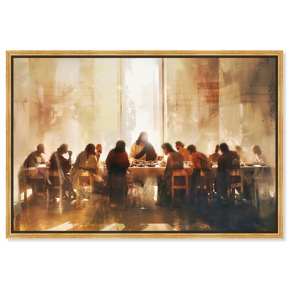 Supper in His Light Canvas by Art Remedy