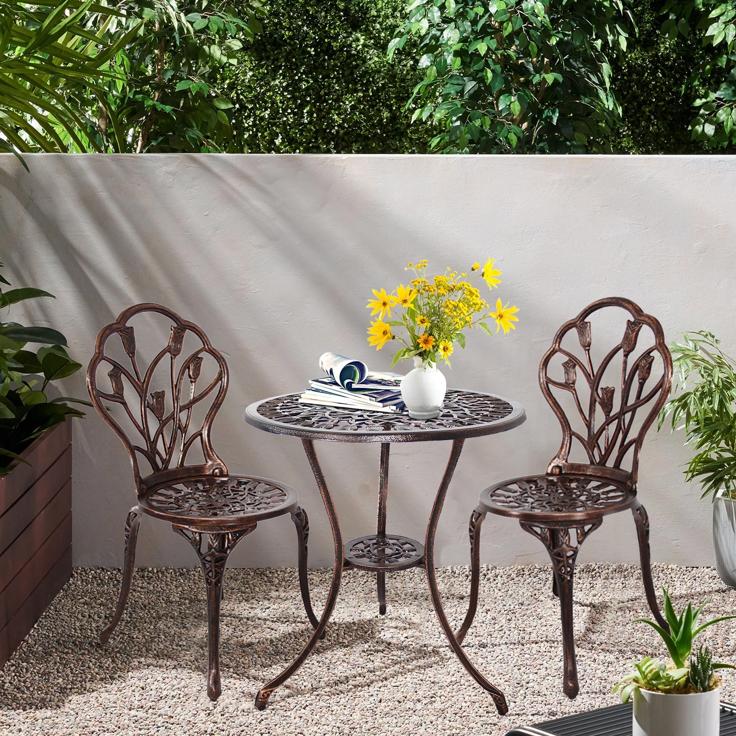 Lazy susan on sale tulip bistro set