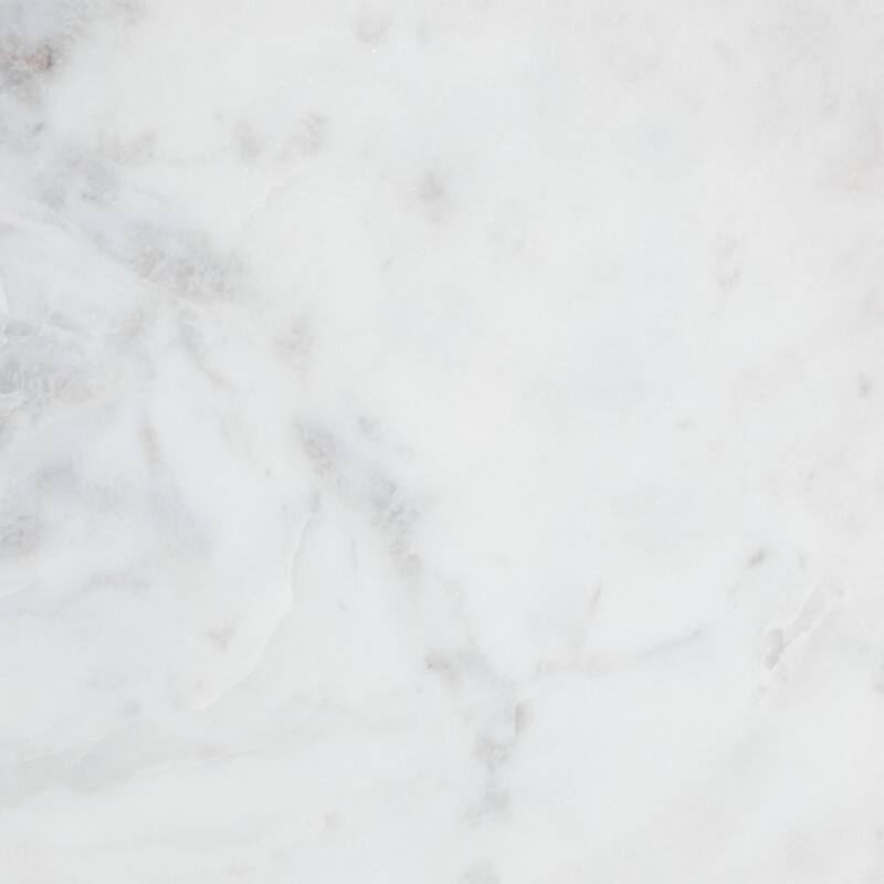 Phaedra Round Marble End Table - Modern Accent Table with Mango Wood Frame and Tray Tabletop for Living Room or Seating Area