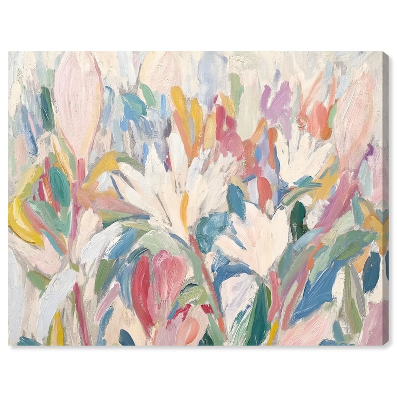 Morning Mist Bloom I Canvas by Art Remedy, Gallery Wrapped - 20" x 16"