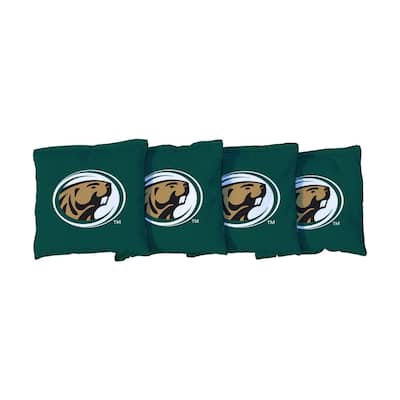 Bemidji State BSU Beavers Green Cornhole Bags