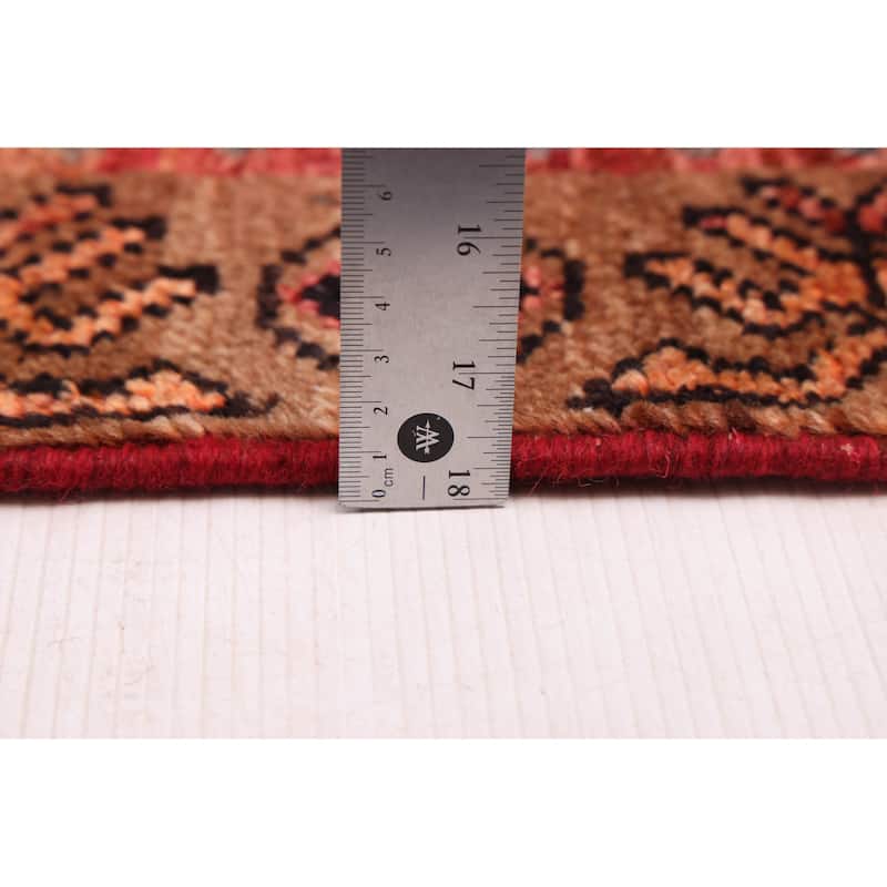 ECARPETGALLERY Hand-knotted Melis Light Red Wool Rug - 4'7 x 9'2