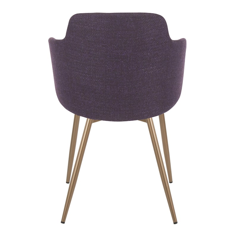 Carson Carrington Iglabo Dining/Accent Chair with Half-Lap Metal Legs (Set of 2)