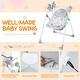 preview thumbnail 3 of 5, Costway Electric Baby Swing Foldable Portable Rocking Chair with - See Details
