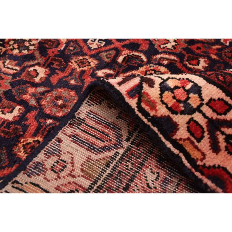 ECARPETGALLERY Hand-knotted Andelz Dark Navy Wool Rug - 3'8 x 10'8