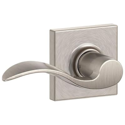 Schlage Accent Passage Door Lever Set with Decorative Collins Trim