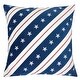 preview thumbnail 2 of 1, Porch & Den Vinings Stars and Stripes Blue Accent Pillows (Set of 2)