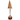 Red Ticking Stripe Christmas Tree on Base