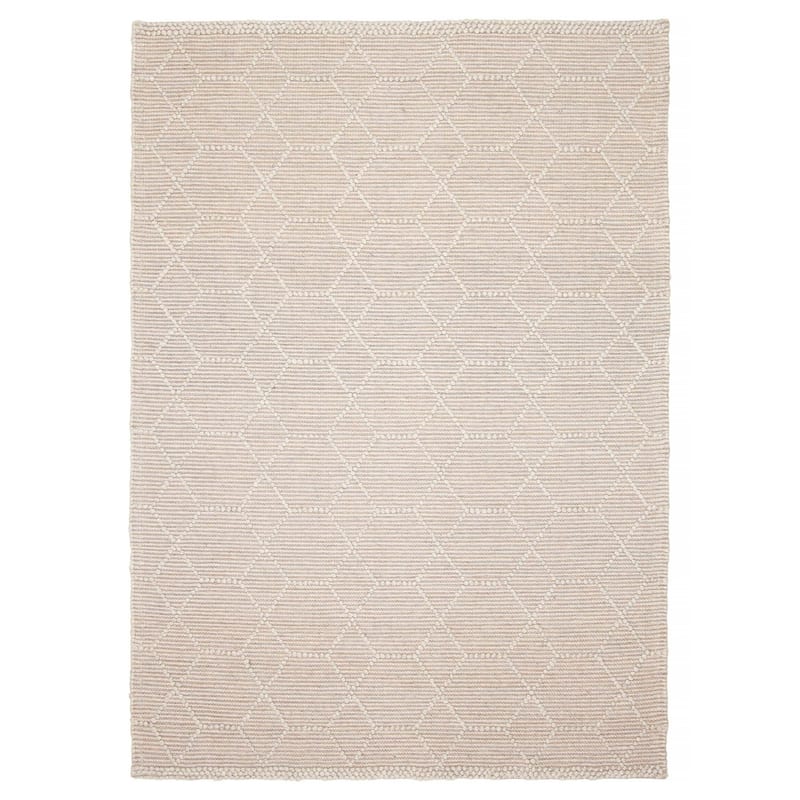 ECARPETGALLERY Braid weave Sienna Grey Wool Rug - 5'2 x 7'6 - Grey - 5'2 x 7'6