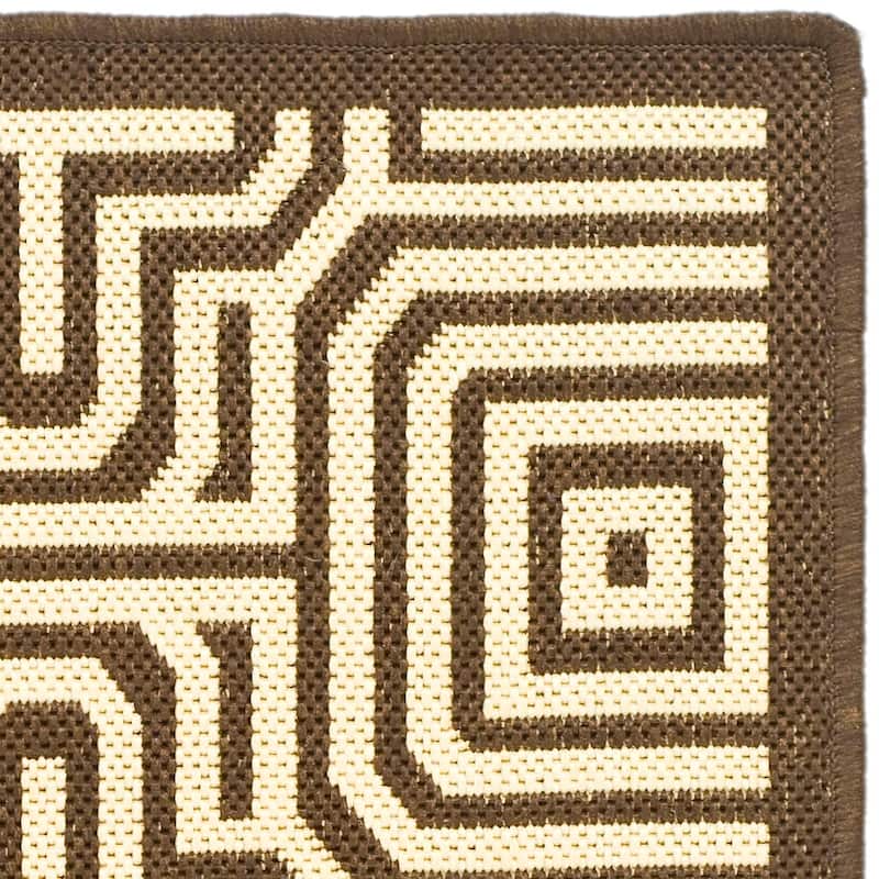 SAFAVIEH Courtyard Billye Indoor/ Outdoor Waterproof Patio Backyard Rug