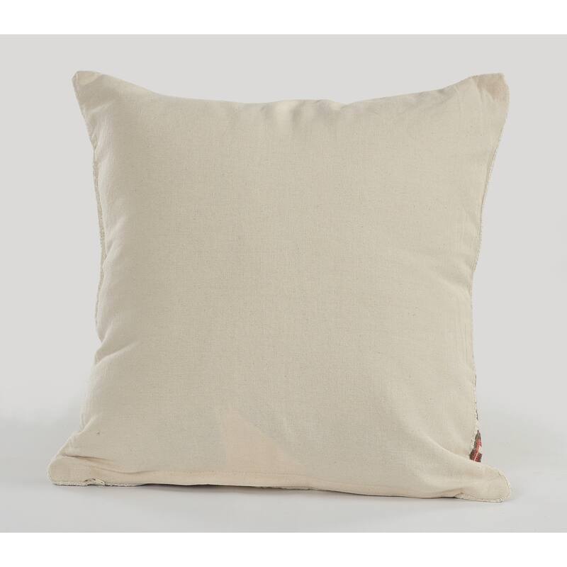 HomeRoots 18" X 18" Brown And Beige 100% Cotton Abstract Zippered Pillow