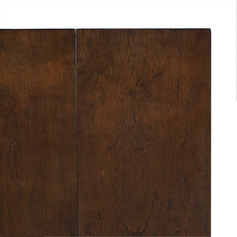 Extendable Dining Table, Folding Kitchen Table with Rubberwood Legs, Space-Saving Dinner Table(Only Table)