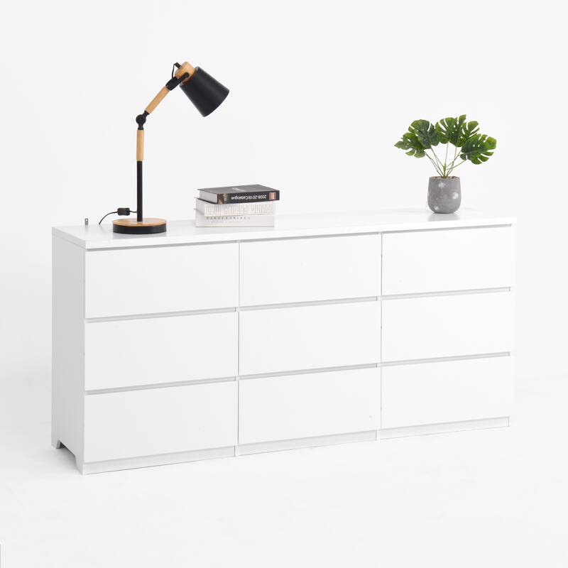 6 Drawers/9 Drawers Dresser for Bedroom, Chest Of Drawers Cabinet