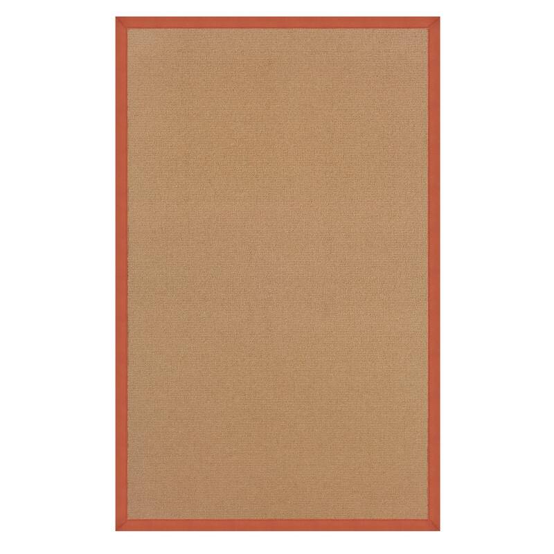 Linon Athena Hand Crafted Classic Wool Rug - 1'10'' x 2'10'' - Burnt Orange