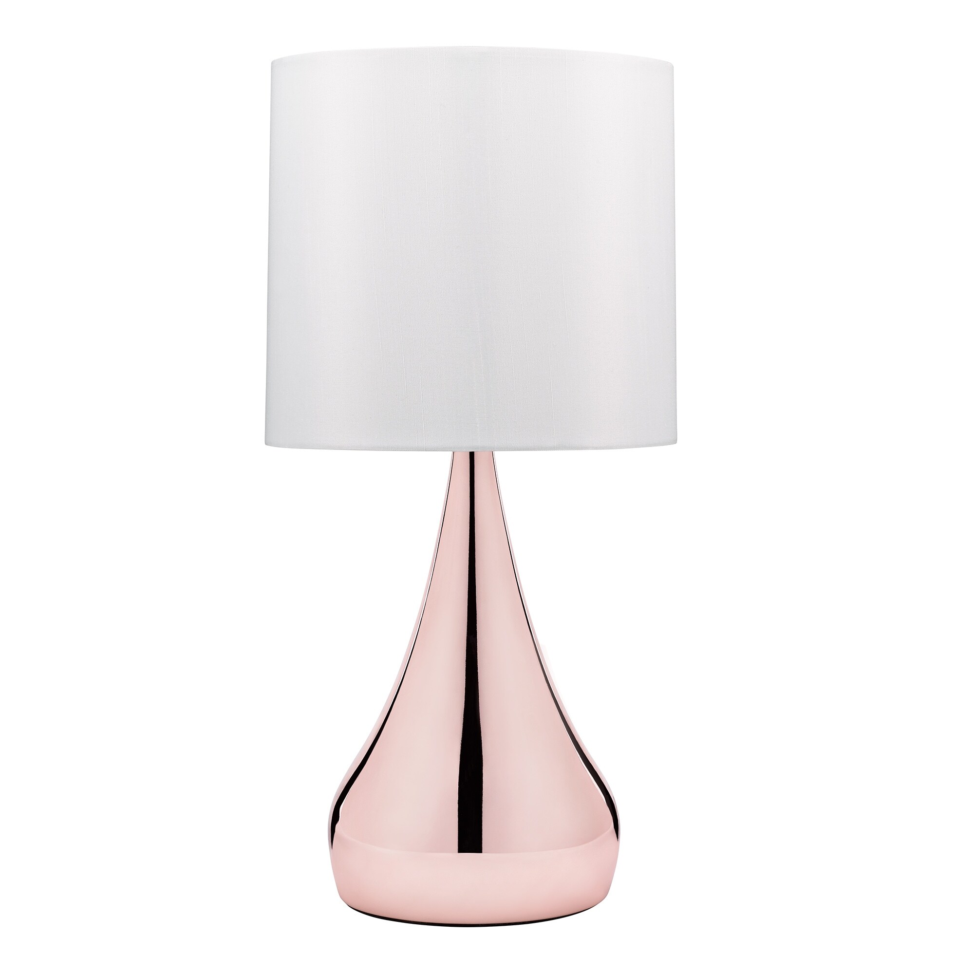 rose gold and grey table lamp