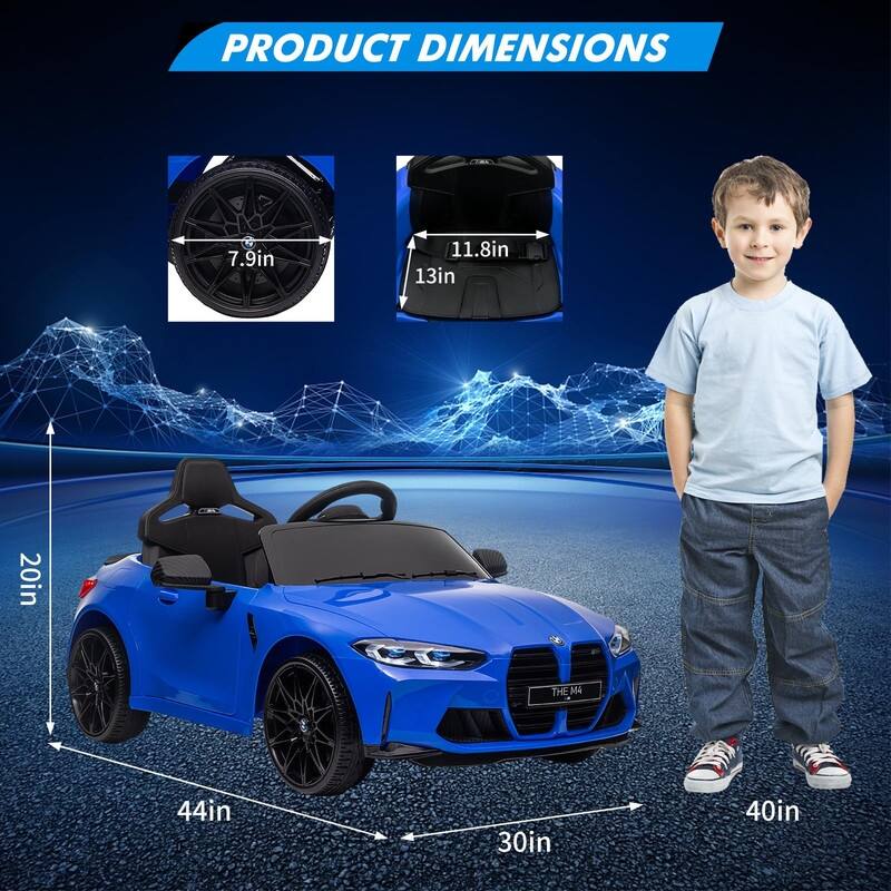 12V Toddler Electric Vehicle,Sports Car with Remote Control