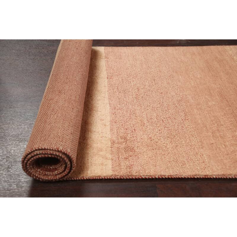 Modern Gabbeh Kashkoli Oriental Long Runner Rug Wool Hand-knotted - 3'1" x 16'7"