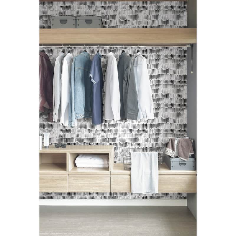 My Style Bailey Brush Stroke Peel & Stick Wallpaper