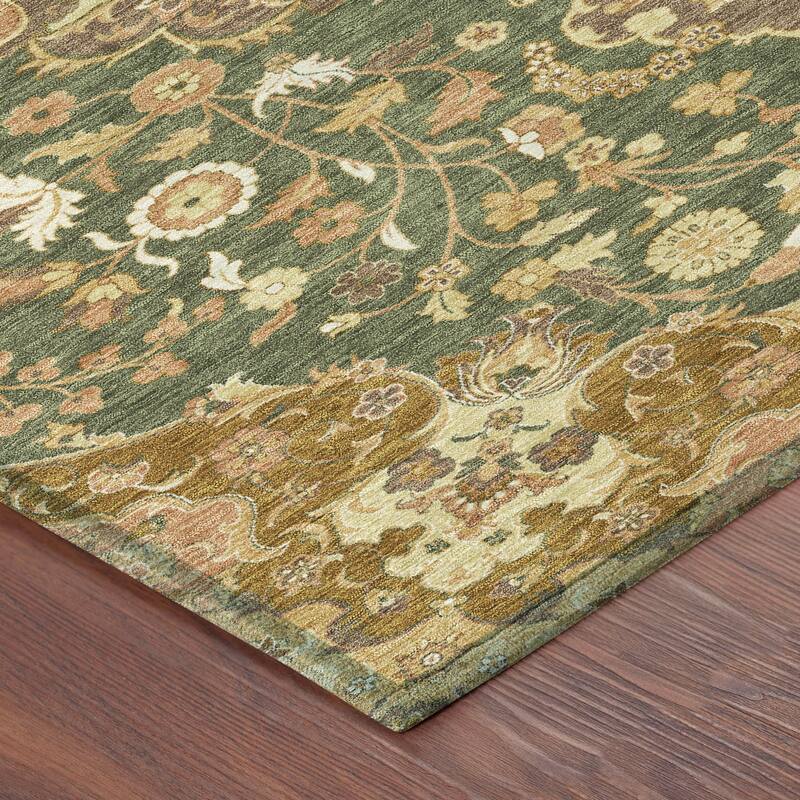 Machine Washable Indoor/ Outdoor Global Eckley Chantille Rug