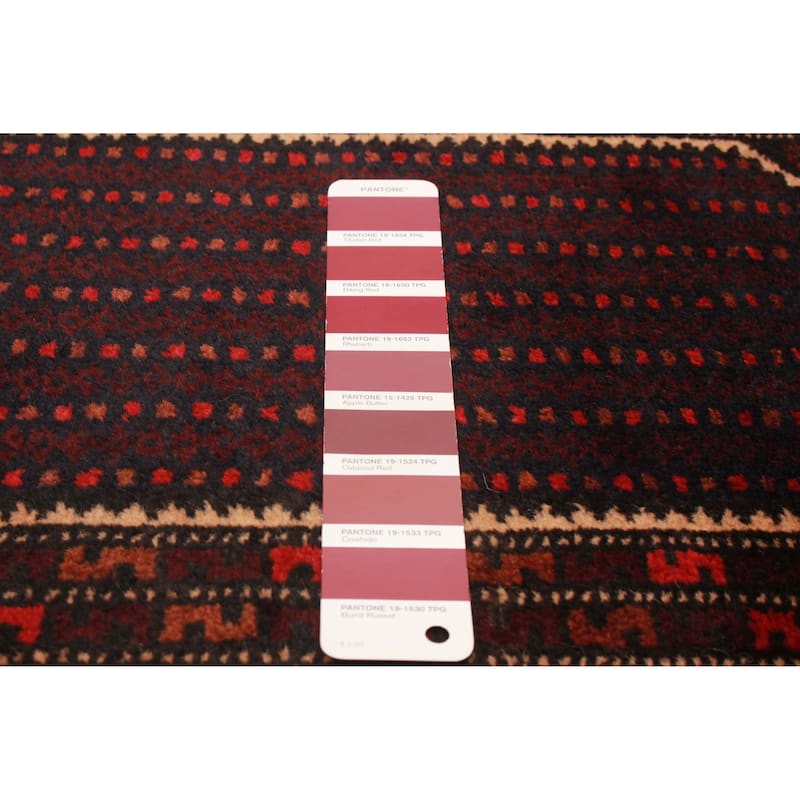 Teimani Burgundy Rug 2'10" x 5'6" - 2'10 x 5'6