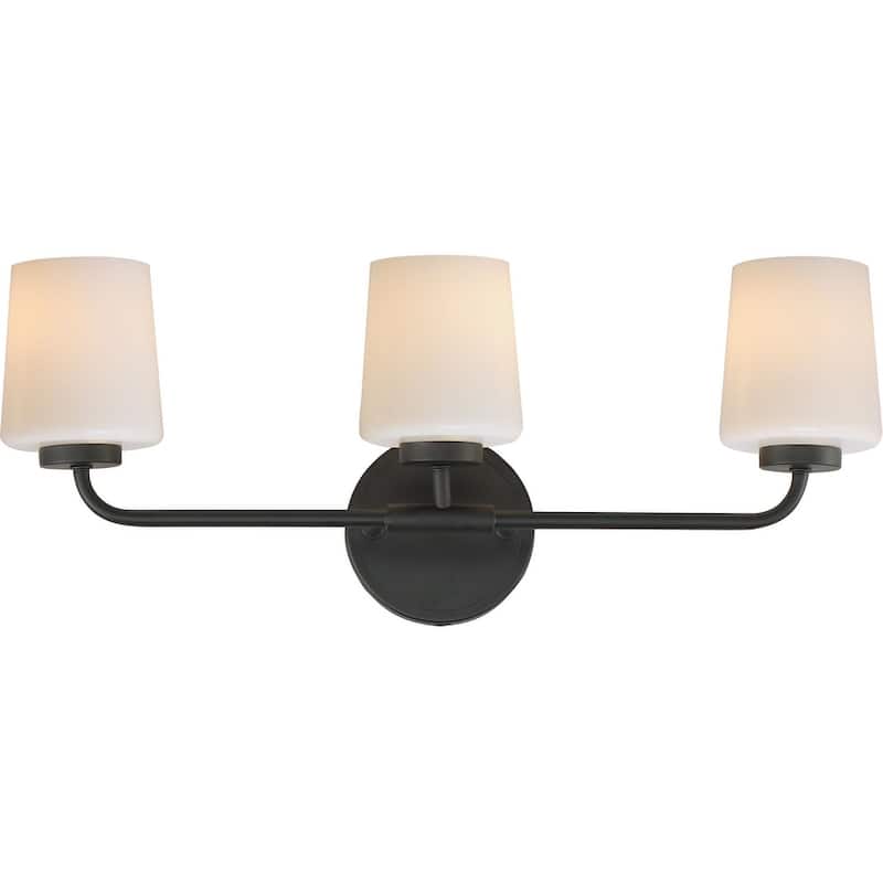 Maxim 12693WT Durham 3 Light 23" Wide Bath Vanity Light - Black