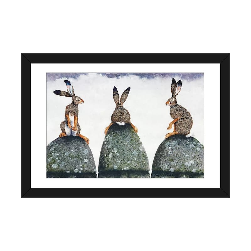 iCanvas "Easter Island" by Maggie Vandewalle - Black - 24x32x1