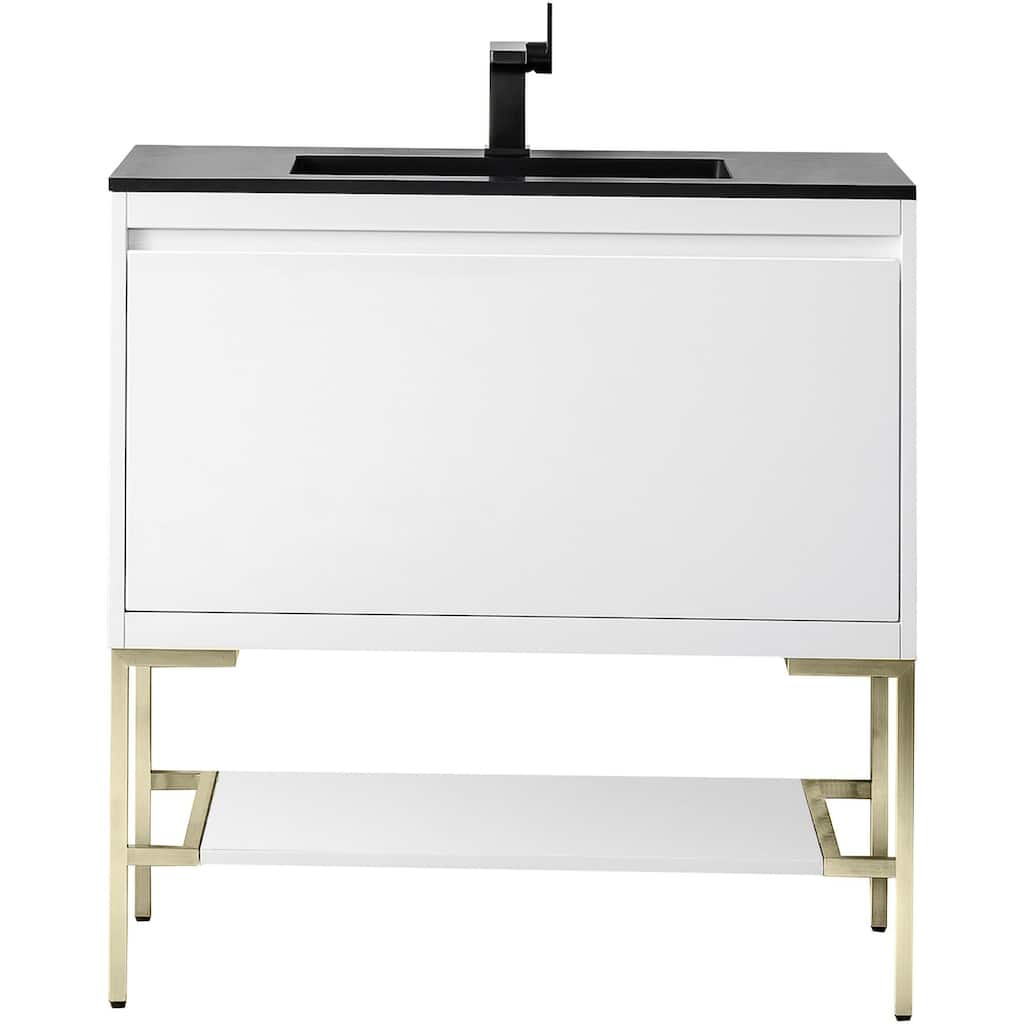 James Martin Vanities 805-V35.4-CB-CH Mantova 36" Single Basin Poplar