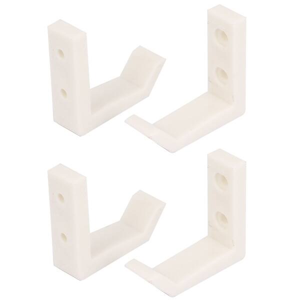 Shop 4pcs Door Wall Mounted Hooks Hanger For Hanging Clothes Coat Bags Overstock 28799638