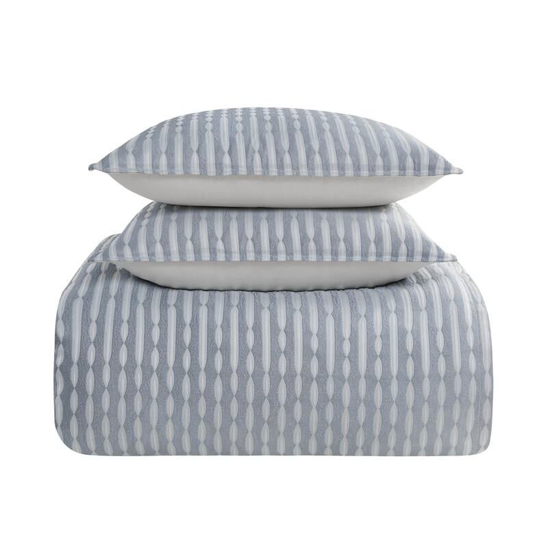 Aretha Blue Moon 3 Piece Comforter Set