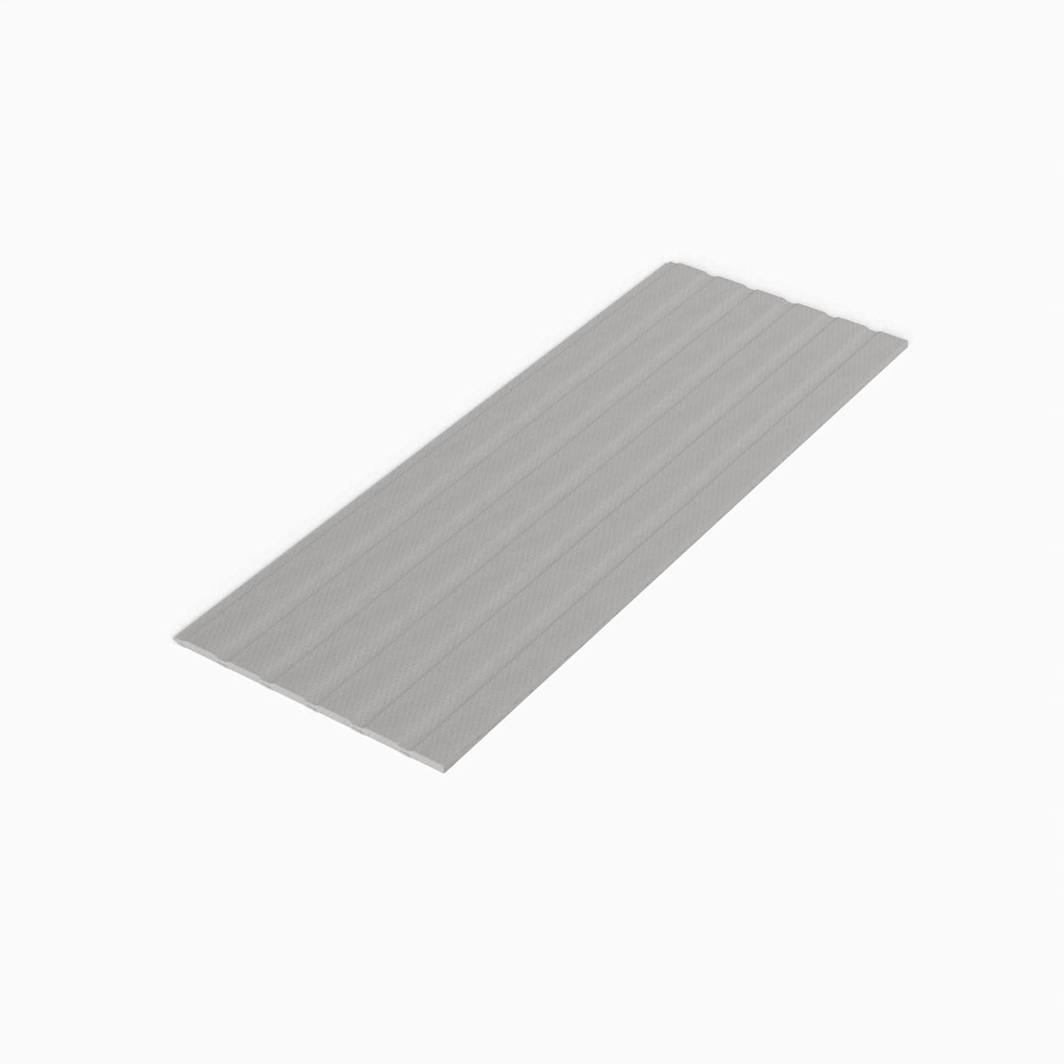 0.75-Inch Vertical Mattress Support Wooden Bunkie Board/Bed Slats with Cover, Twin XL, Grey