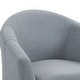 preview thumbnail 60 of 92, Modern Upholstered Swivel Barrel Chair Living Room Accent Chair