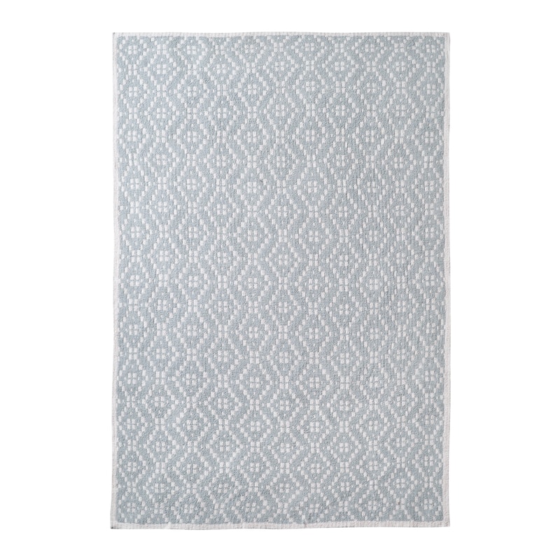 Lucky Brand Diamond Dot Throws Feather Yarn 50" x 70" Throw Blanket
