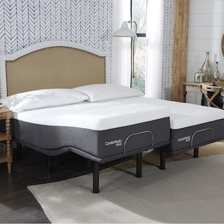 ComforPedic from BeautyRest 12-inch NRGel Mattress and Adjustable Bed Set