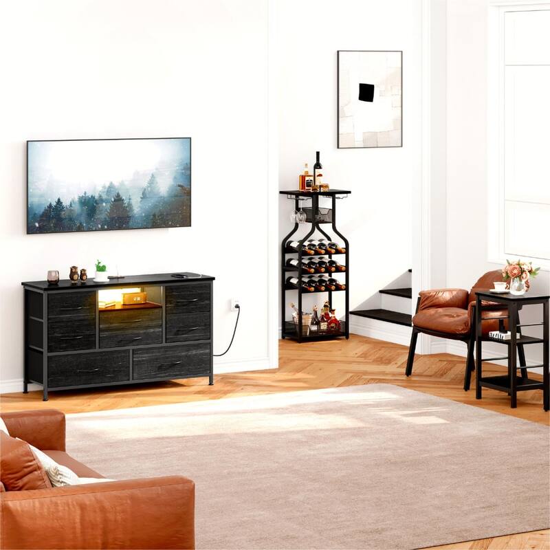 8 Dresser TV Stand with Power Outlet
