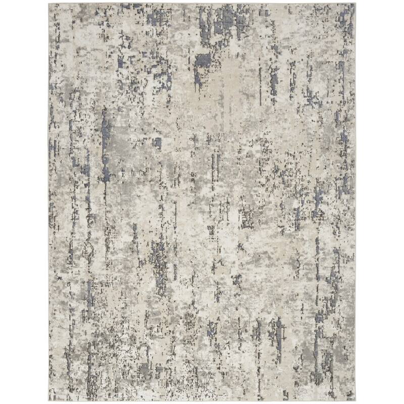 HomeRootsAbstract Contemporary Rectangle Area Rug - 142' X '106' X '0.32