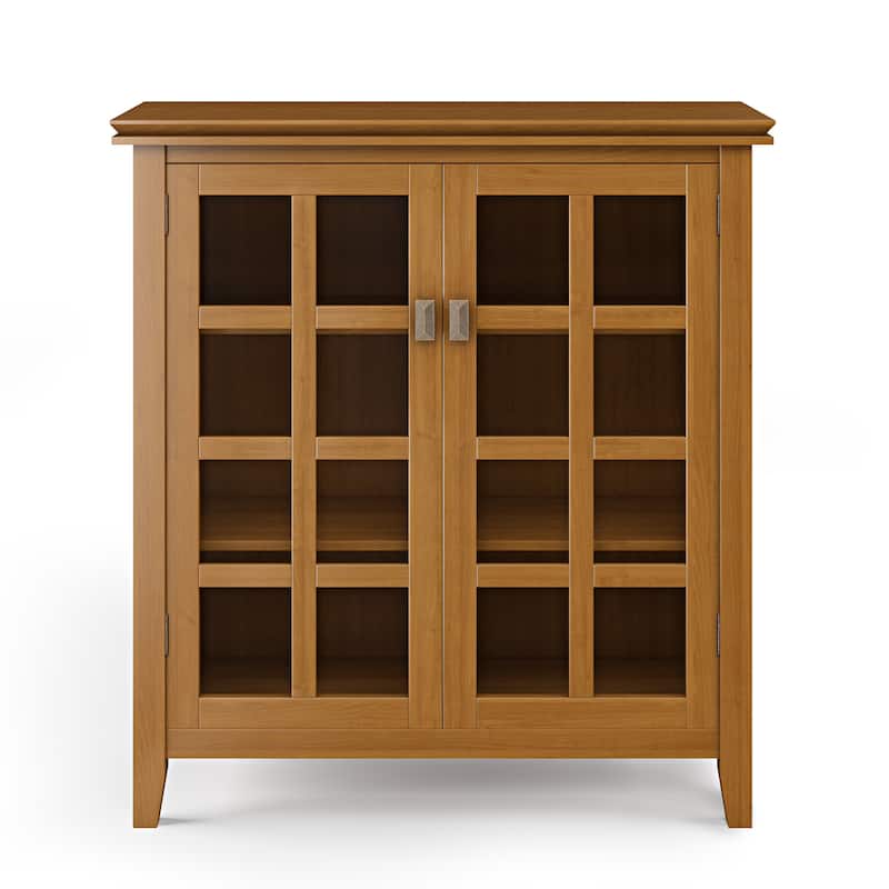 WYNDENHALL Stratford Solid Wood Transitional Medium Storage Cabinet - 38"w x 16.1"d x 40.6" h